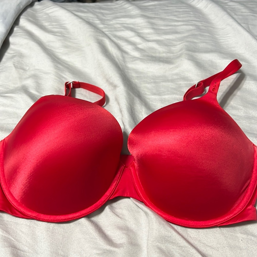 Red Biofit padded full coverage 36DD
